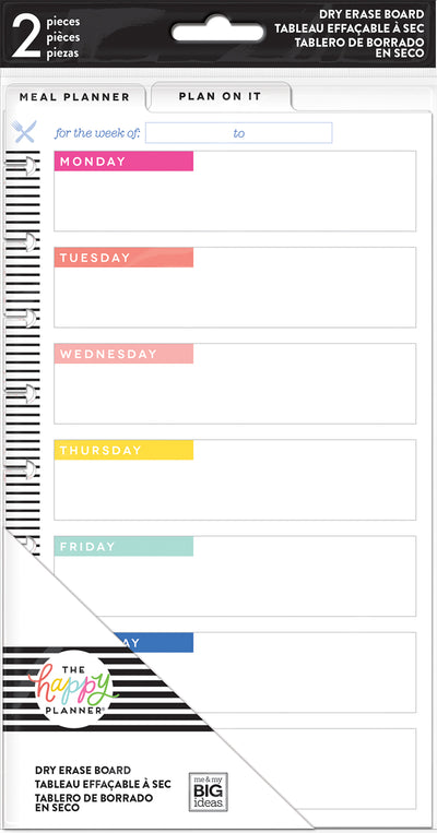 Classic Wet Erase Boards - Meal Planner