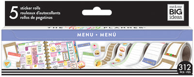 Menu Sticker Rolls