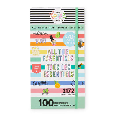 Mega Value Pack Stickers - 100 Sheets - All the Essentials