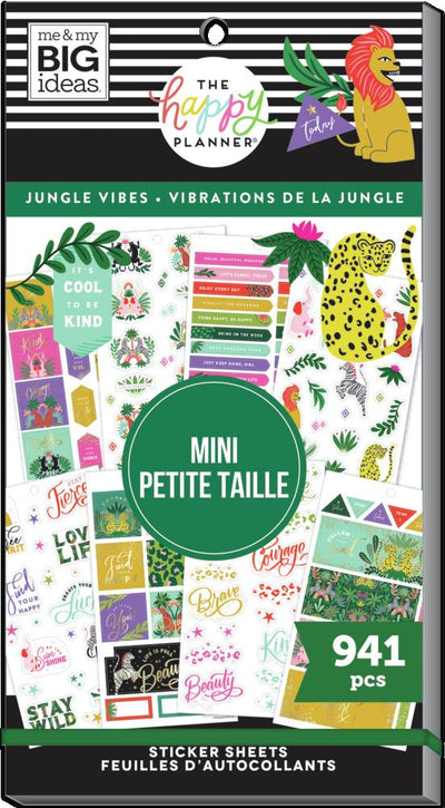 Mini Value Pack Stickers - Jungle Vibes