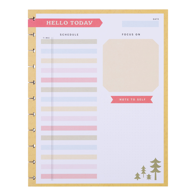 Camp Nostalgia - Big Block Notepad - 100 Sheets