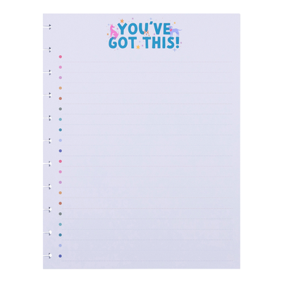 Playful Pups - Checklist + Dotted Lined Big Filler Paper - 40 Sheets