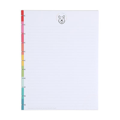 Disney Winnie the Pooh True to You - Big Filler Paper - Dotted Lined Paper - 40 Sheets