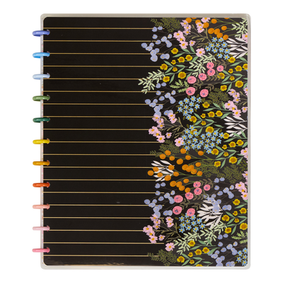 Soft Florals - Dotted Lined Big Notebook - 60 Sheets