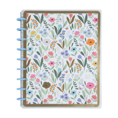 Soft Florals - Dotted Lined Classic Notebook - 60 Sheets