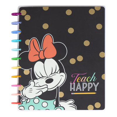 2024 Disney Minnie Mouse All Smiles Teacher Happy Planner - Big Teacher Layout - 12 Months