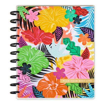 Undated Bold & Botanical Happy Planner - Big Dashboard Layout - 12 Months