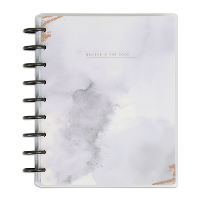 Undated Soft Watercolor Happy Planner - Classic Horizontal Layout - 12 Months