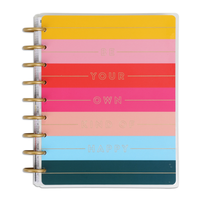 Undated Bright & Fun Happy Planner - Classic Vertical Layout - 12 Months