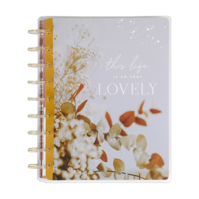 Undated Dried Florals Happy Planner - Classic Daily Layout - 4 Months