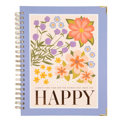 2024 Spring Market Twin Loop Happy Planner - Big Dashboard Layout - 18 Months