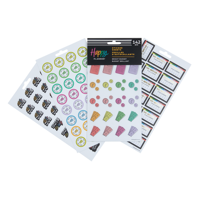 Bright Budget - 5 Sticker Sheets