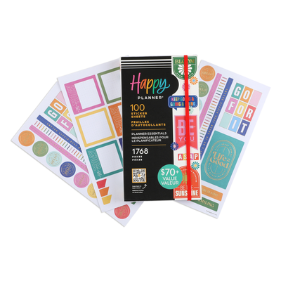 Planner Essentials - Mega Value Pack Stickers - 100 Sheets