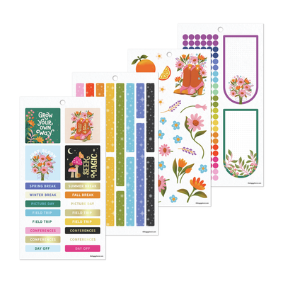 Jess Miller Draws x Happy Planner Seasonal Teacher - Value Pack Stickers - Big